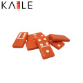 Custom Orange Acylic Domino Piece Factory